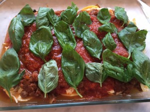 lasagna basil
